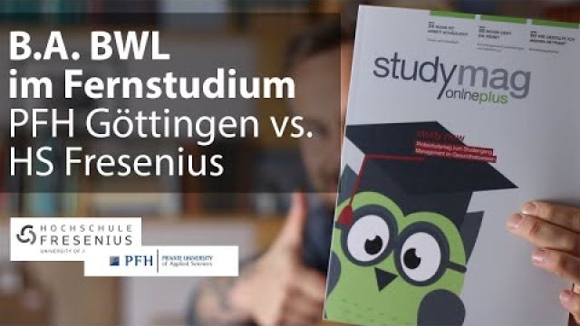 Fernstudium BWL: Hochschule Fresenius vs. PFH Göttingen – Bachelor Betriebswirtschaftlehre